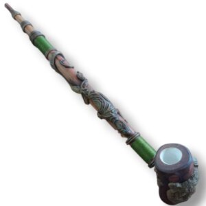 Cachimbo Xamânico Tigre Verde – Evocação da cautela, reflexão e paciência.