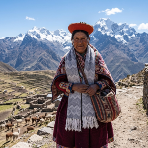 Cachecol Lenço Lã Peruana Estilo Alpaca Unissex Cinza