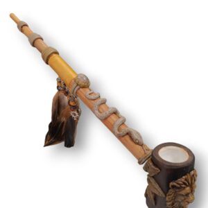 Cachimbo Xamânico Leão – Fogo do coração e lealdade inabalável