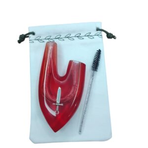 Kuripe de Resina vermelho espada – Auto Aplicador de Rapé