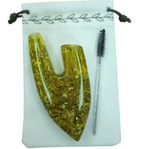 Kuripe de Resina amarelo – Auto Aplicador de Rapé