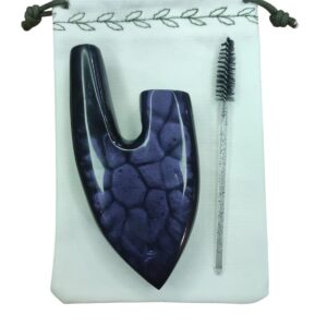 Kuripe de Resina Roxo – Auto Aplicador de Rapé