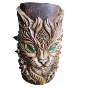 Cachimbo Xamânico Gato – Guardião dos segredos do extraordinário
