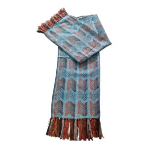 Cachecol Lenço Lã Peruana Estilo Alpaca Unissex Verde
