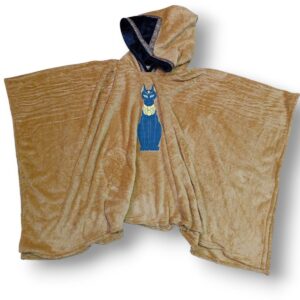 Poncho de Microfibra Retangular Bastet Caramelo Claro