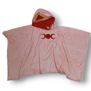 Poncho Microfibra Retangular Triluna Rosa Claro