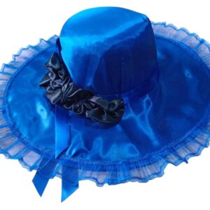 Chapéu Pomba Gira De Luxo Aba Larga Azul