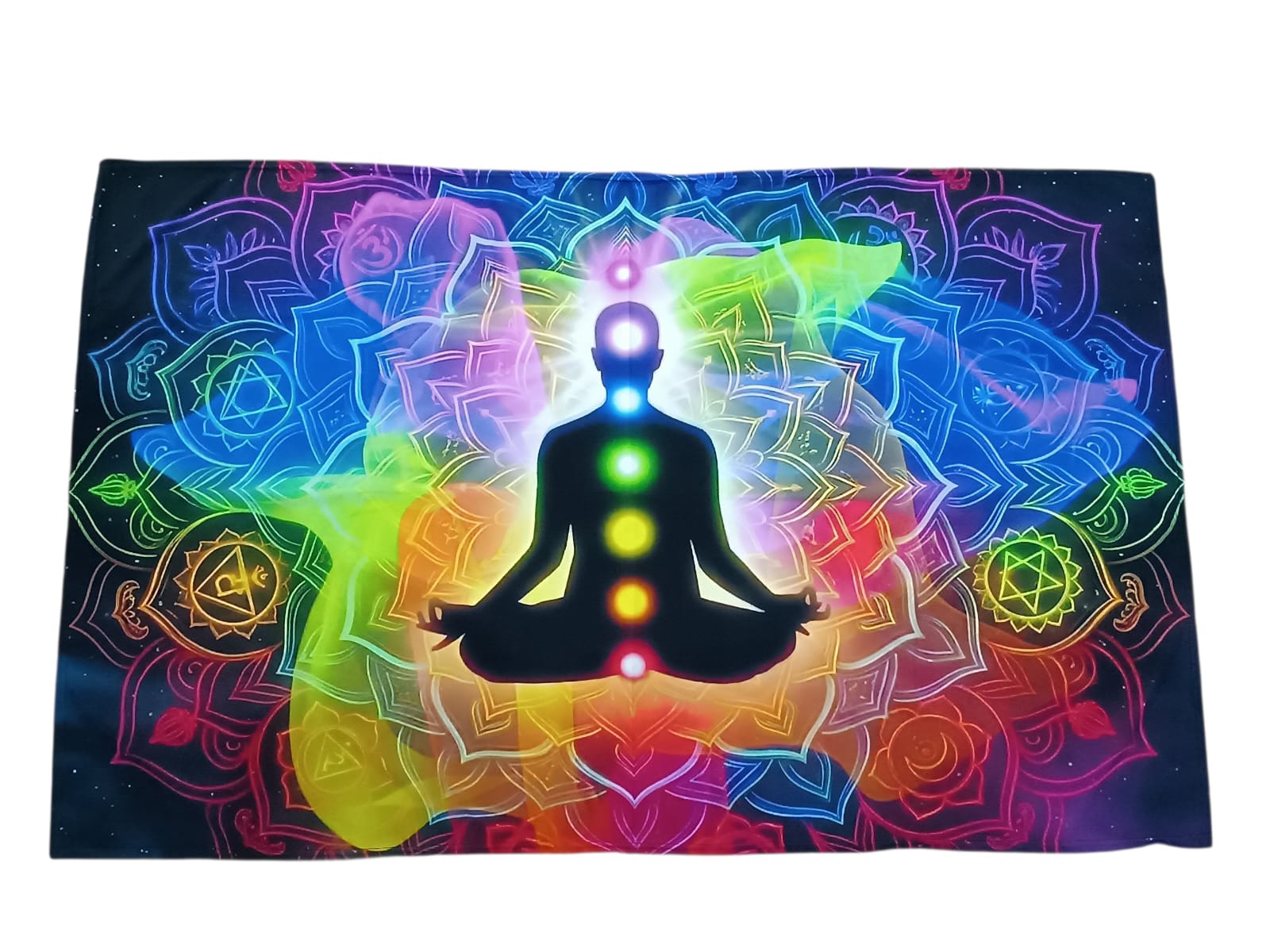 Pano Tapeçaria de Parede Chakras