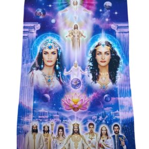 Pano Tapeçaria de Parede Fraternidade Branca