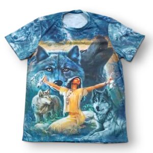 Camiseta Nativa Woman Estampa Total Sublimação – Tam PP