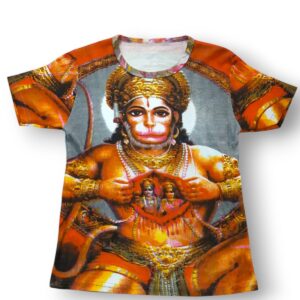 Baby Look Hanuman Deus Hindu Estampa Total Sublimação – Tam P