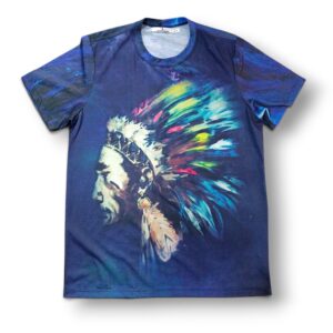 Camiseta Sublimação Native Blue Tam P