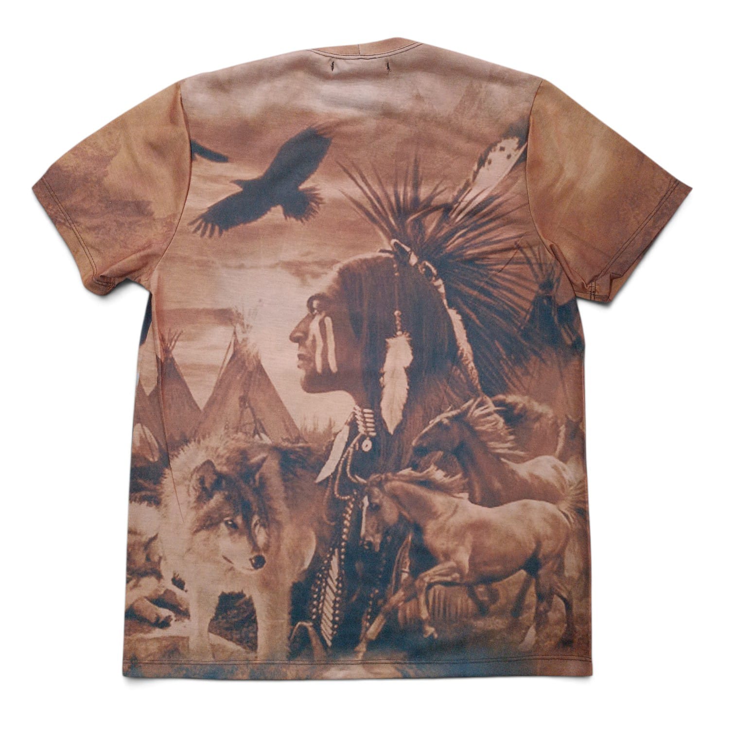 Camiseta Sublimação Índígena Tam P - Imagem 2
