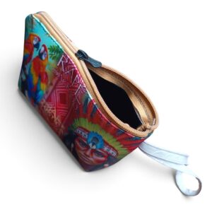 Bolsa para Rapé Modelo Arara Vermelha – Linha Xamânica