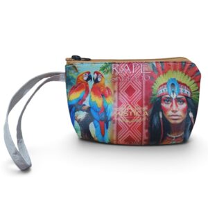 Bolsa para Rapé Modelo Arara Vermelha – Linha Xamânica