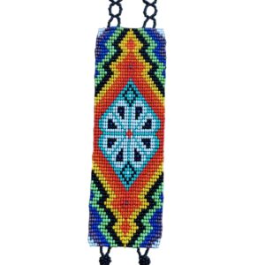 Pulseira De Miçangas Peruana Arte Indígena Unissex Mod 4