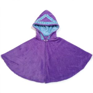 Poncho Capa Aberta Microfibra Com Capuz